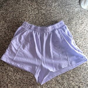 Purple shorts